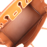 Hermes Birkin 25 Fauve Barenia Gold Hardware