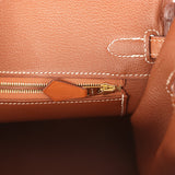 Hermes Birkin 25 Fauve Barenia Gold Hardware