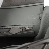 Hermes Birkin 25 Gris Mouette Ostrich Palladium Hardware - Thumbnail View 8