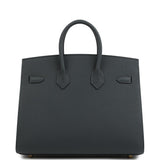 Hermes Birkin Sellier 25 Gris Misty Epsom Permabrass Hardware