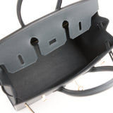 Hermes Birkin Sellier 25 Gris Misty Epsom Permabrass Hardware