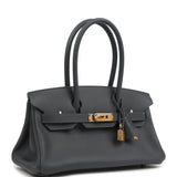 Hermes Shoulder Birkin Light 29 Ardoise Evercolor Gold Hardware
