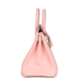 Pre-owned Hermes Birkin 25 Rose Sakura Jonathan Palladium Hardware