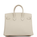 Hermes Birkin 25 Craie Togo Gold Hardware