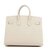 Hermes Birkin Sellier 25 Craie Epsom Gold Hardware - Thumbnail View 4