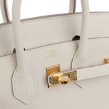 Hermes Birkin Sellier 25 Craie Epsom Gold Hardware - Thumbnail View 7