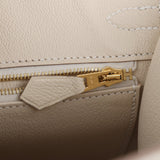 Hermes Birkin Sellier 25 Craie Epsom Gold Hardware - Thumbnail View 8