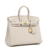 Hermes Birkin 25 Craie Togo Gold Hardware