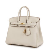 Hermes Birkin 25 Craie Togo Gold Hardware
