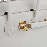 Hermes Birkin 25 Craie Togo Gold Hardware