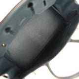 Pre-owned Hermes Birkin 25 Vert Rousseau Togo Gold Hardware