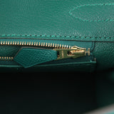 Pre-owned Hermes Birkin 30 Malachite Epsom Gold Hardware - Thumbnail View 8