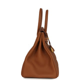 Hermes Birkin 35 Gold Togo Brushed Gold Hardware