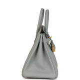 Hermes Birkin 25 Bleu Glacier Togo Gold Hardware