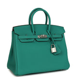 Hermes Birkin 25 Vert Verone Verso Togo Palladium Hardware