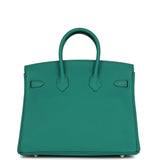 Hermes Birkin 25 Vert Verone Verso Togo Palladium Hardware