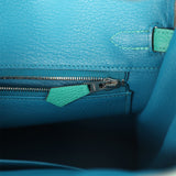 Hermes Birkin 25 Vert Verone Verso Togo Palladium Hardware