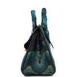 Pre-owned Jay Ahr Hermes Birkin 25 Vert Rousseau Togo with Geometric Embroidery Gold Hardware - Thumbnail View 4