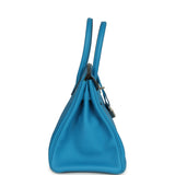 Hermes Birkin 30 Bleu Zanzibar Verso Togo Palladium Hardware