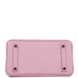 Hermes Birkin 25 Mauve Sylvestre Swift Rose Gold Hardware