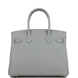 Hermes Birkin 30 Bleu Glacier Togo Gold Hardware