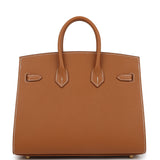 Hermes Birkin Sellier 25 Gold Epsom Gold Hardware