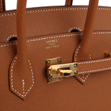 Hermes Birkin Sellier 25 Gold Epsom Gold Hardware