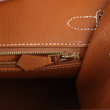 Hermes Birkin Sellier 25 Gold Epsom Gold Hardware