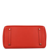 Pre-owned Hermes Birkin 35 Capucine Togo Gold Hardware