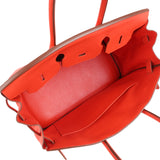 Pre-owned Hermes Birkin 35 Capucine Togo Gold Hardware