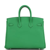 Hermes Birkin 25 Bambou Togo Palladium Hardware