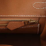 Hermes Birkin 25 Gold Togo Brushed Gold Hardware