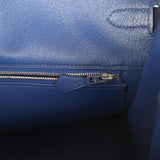 Hermes Special Order (HSS) Birkin 40 Bleu Nuit Verso Togo Palladium Hardware