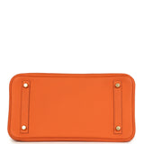 Pre-owned Hermes Birkin 30 Orange Togo Gold Hardware