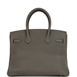 Hermes Birkin 30 Etain Togo Gold Hardware