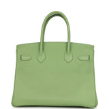 Hermes Birkin 30 Vert Criquet Epsom Gold Hardware