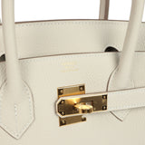 Hermes Birkin 30 Craie Togo Gold Hardware