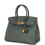 Hermes Birkin 30 Vert Amande Epsom Gold Hardware - Thumbnail View 5