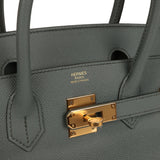 Hermes Birkin 30 Vert Amande Epsom Gold Hardware - Thumbnail View 7