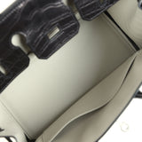 Hermes Special Order (HSS) Birkin 25 Black Matte Verso Alligator Brushed Palladium Hardware