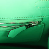 Hermes Birkin 25 Vert Comics Swift Palladium Hardware - Thumbnail View 9