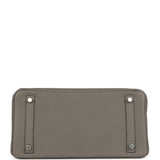 Hermes Birkin 30 Etain Togo Palladium Hardware