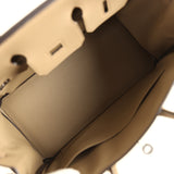 Hermes Birkin 25 Beige Marfa Togo Palladium Hardware