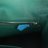 Hermes Birkin 30 Bleu Zanzibar Verso Togo Palladium Hardware - Thumbnail View 9