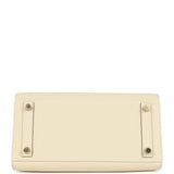 Hermes Special Order (HSS) Birkin Sellier 25 Craie Verso Epsom Brushed Gold Hardware - Thumbnail View 6