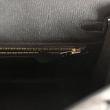 Hermes Birkin 25 Macassar Shiny Porosus Crocodile Gold Hardware