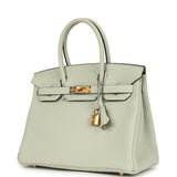 Hermes Birkin 30 Gris Neve Togo Gold Hardware