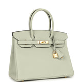 Hermes Birkin 30 Gris Neve Togo Gold Hardware