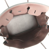 Pre-owned Hermes Birkin 35 Chocolate Togo Palladium Hardware