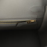 Pre-owned Hermes Birkin 30 Gris Meyer Togo Gold Hardware